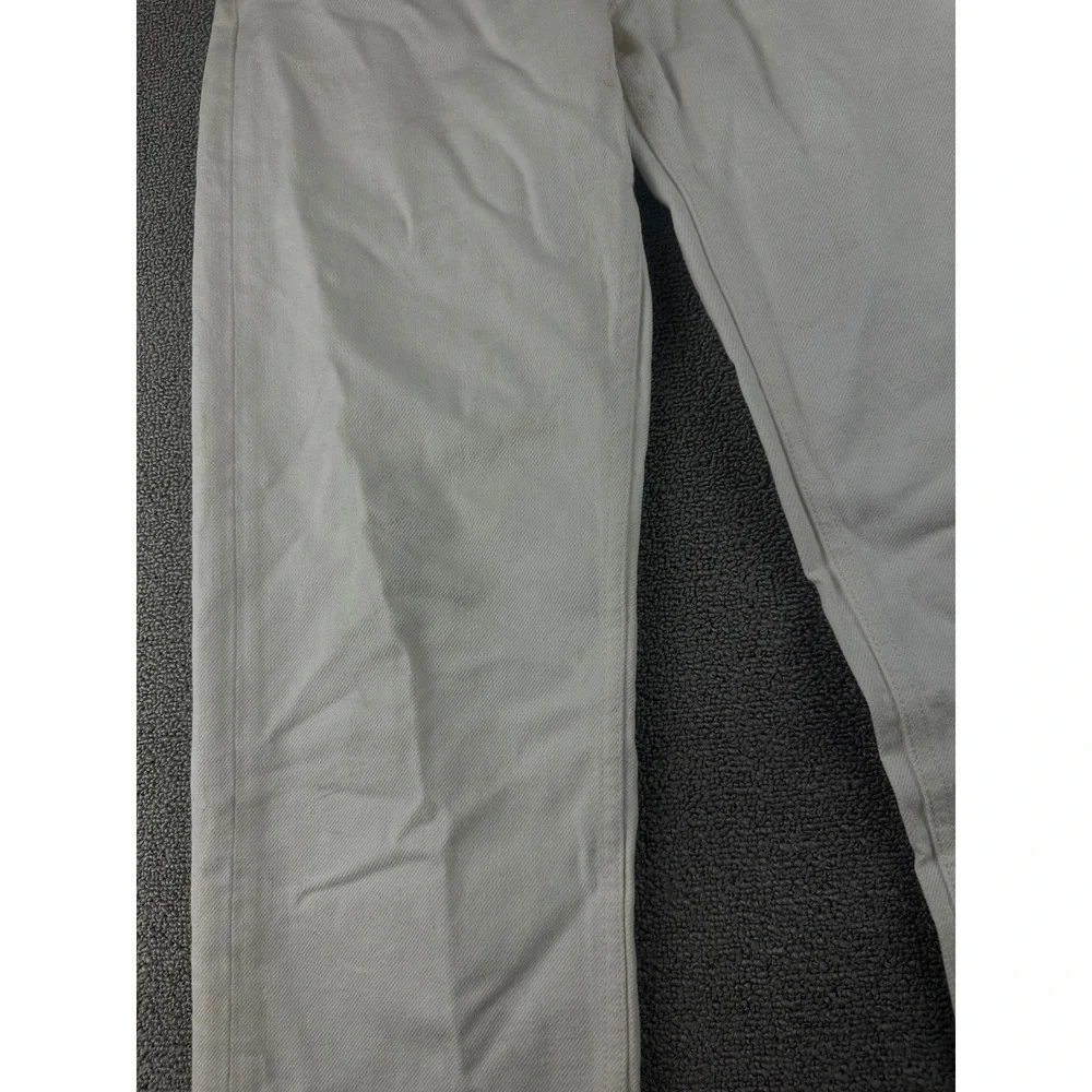 Nudie Jeans‎ Tuff Tony Pants Men W26 L28 White Loose Wide-Leg Heritage Workwear